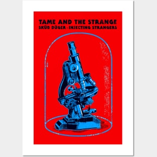 microscope vintage tame and strange Posters and Art